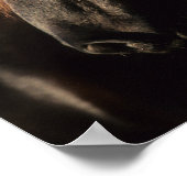 Bob Langrish | Zwarte Tennessee Walker Headshot Poster (Hoek)