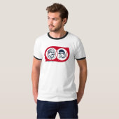 Bob Laughlin Honkbal Nostalgie Logo T-shirt (Voorkant volledig)