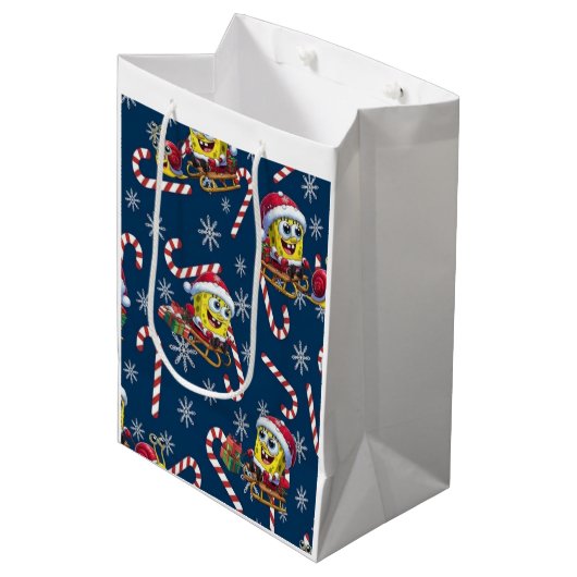 Bob l'éponge  medium cadeauzakje (Voorkant Gekanteld)