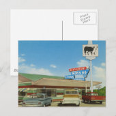 Bob Lyall's Steak House Arizona op de V.S. 66. Briefkaart (Voorkant / Achterkant)
