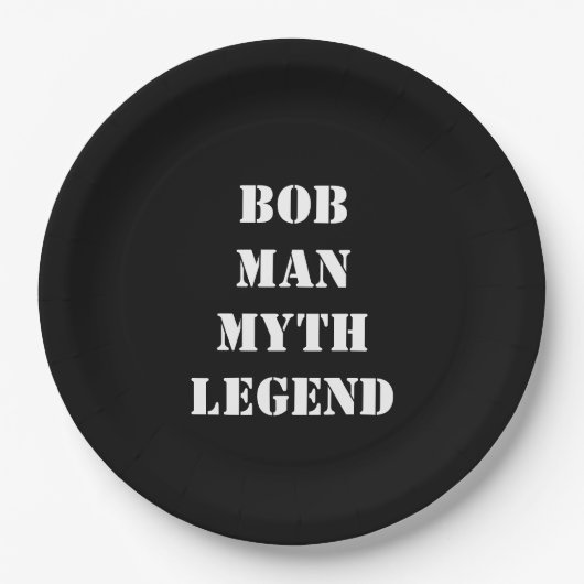 Bob: Man, Myth, Legend, Papieren Bordje (Voorkant)
