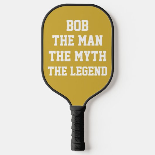 Bob: Man, Myth, Legend, Pickleball Paddle (Voorkant)