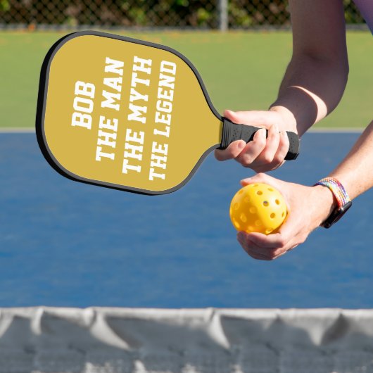 Bob: Man, Myth, Legend, Pickleball Paddle (Insitu)