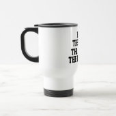 Bob: Man, mythe, Legend, zwarte tekst grappig Reisbeker (Links)