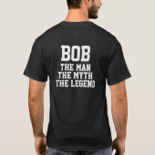 Bob: Man, Mythe, Legende (donkere kleuren) T-shirt (Achterkant)