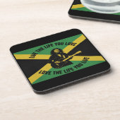 Bob Marley Coaster Bier Onderzetter (Linkerzijde)