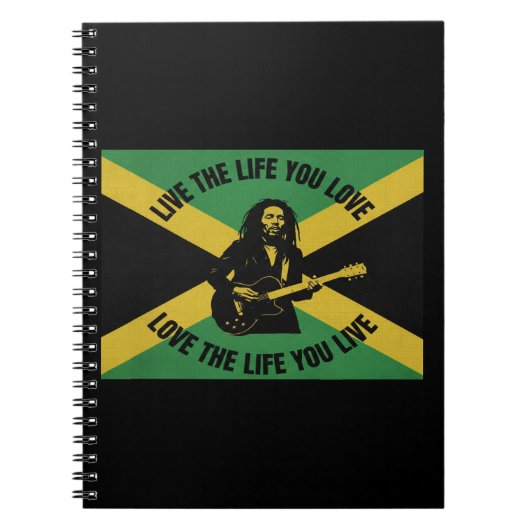Bob Marley Notebook Notitieboek (Voorkant)