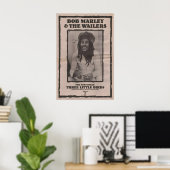 BOB MARLEY Poster - 1980 origineel NME - Drie (Thuiskantoor)