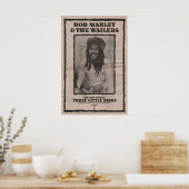 BOB MARLEY Poster - 1980 origineel NME - Drie (Keuken)