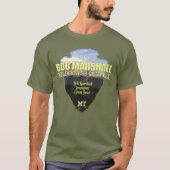 Bob Marshall Wilderness Complex (pijlpunt) T-shirt (Voorkant)