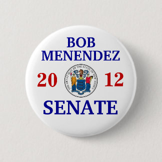 BOB MENENDEZ VOOR SENATE RONDE BUTTON 5,7 CM