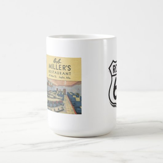 Bob Miller's Restaurant Route 66 Briefkaart Mok (Center)
