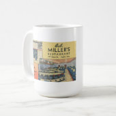 Bob Miller's Restaurant Route 66 Briefkaart Mok (Voorkant links)