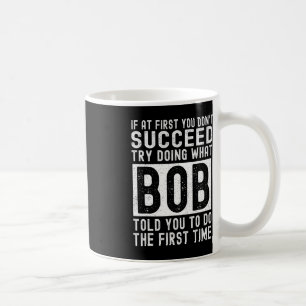 BOB Naam Gepersonaliseerde Verjaardag Leuk Kerstmi Koffiemok