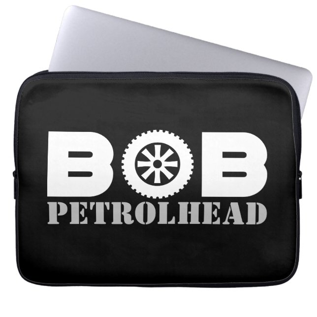 Bob Petrol Head Laptop Sleeve (Voorkant)