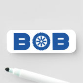 Bob Petrol Head Naamplaatje (In situ)