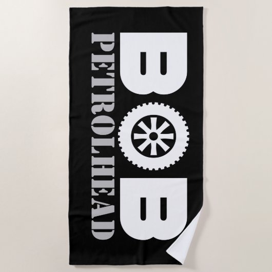 Bob Petrol Head Strandlaken (Voorkant)