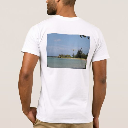 Bob raakt het oppervlak aan t-shirt (Achterkant)