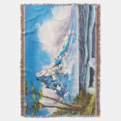 Bob Ross Art Deken (Voorkant Verticaal)