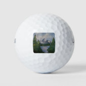 Bob Ross Style Painting #2 Golfballen (Voorkant)