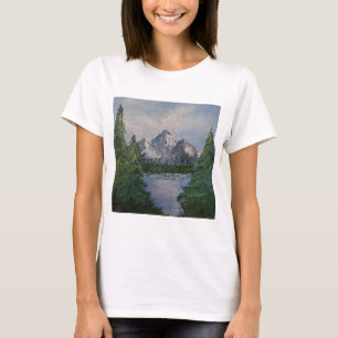 Bob Ross Style Painting #2 T-shirt