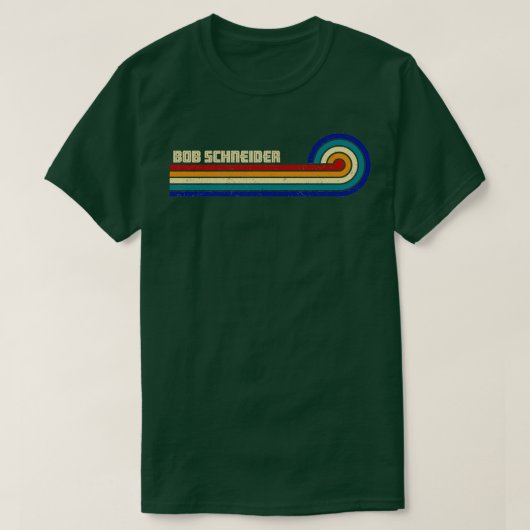 Bob Schneider Retro Sunset T-shirt (Design voorkant)