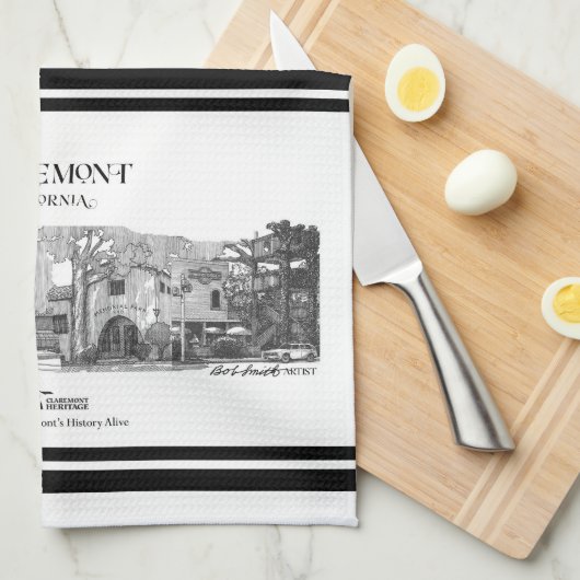 Bob Smith Claremont Collectie - 2 collages Theedoek (Quarter Fold)