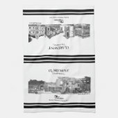 Bob Smith Claremont Collectie - 2 collages Theedoek (Verticaal)