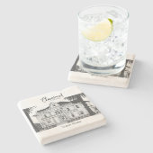 Bob Smith Claremont Collectie - Stone Onderzetter (Zijkant)