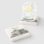 Bob Smith Claremont Collectie - Stone Onderzetter (Zijkant)