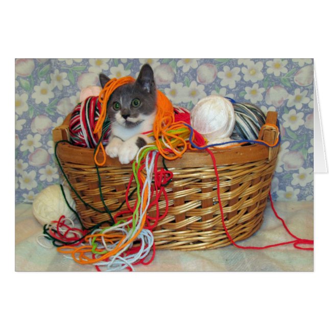 Bob Spinn'in a Yarn Card (Voorkant Horizontaal)