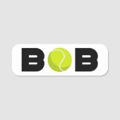 Bob Tennis Naamplaatje (Voorkant)