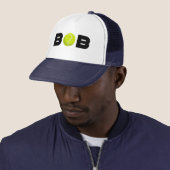 Bob Tennis Trucker Hat Trucker Pet (In situ)