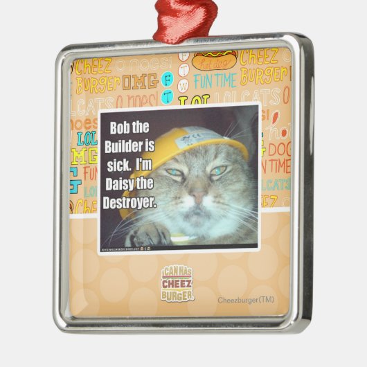 Bob the Builder is ziek Metalen Ornament (Links)