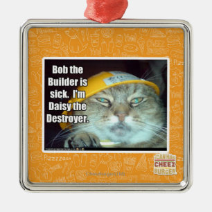 Bob the Builder is ziek Metalen Ornament