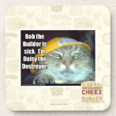 Bob the Builder is ziek Onderzetter (Voorkant)