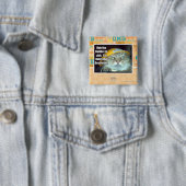 Bob the Builder is ziek Vierkante Button 5,1 Cm (In situ)