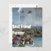 Bob The Dog - Beste vriend Forever Briefkaart (Voorkant / Achterkant)