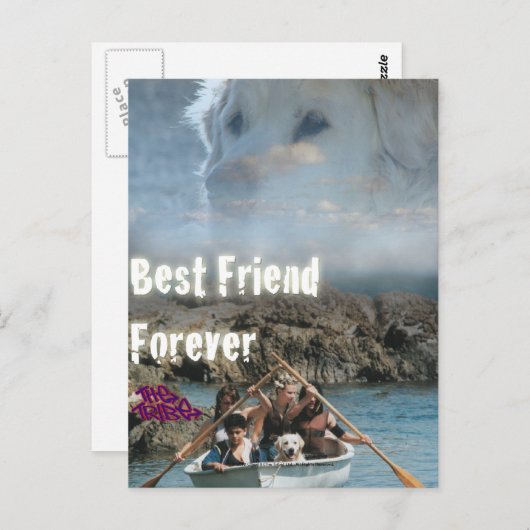 Bob The Dog - Beste vriend Forever Briefkaart (Voorkant / Achterkant)