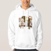 Bob The Drag Queen - White A$ Party Hoodie (Voorkant)
