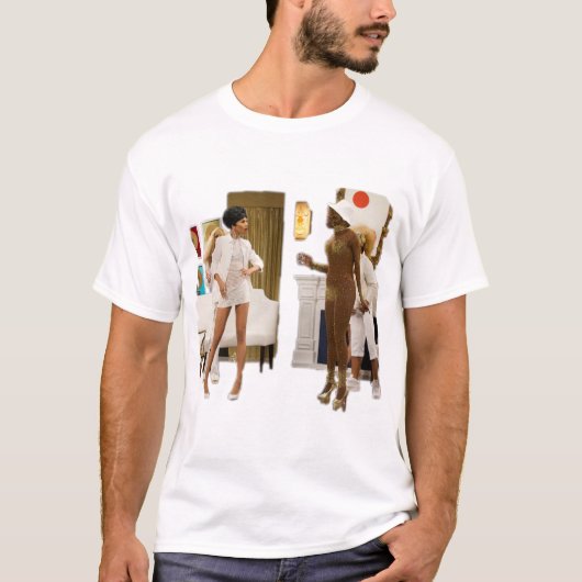 Bob The Drag Queen - White A$ Party T-shirt (Voorkant)