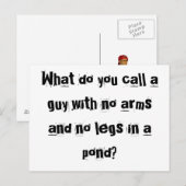 Bob the MANequin briefkaarten (Voorkant / Achterkant)