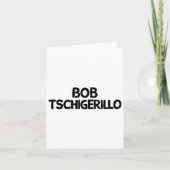 Bob Tschigerillo 1  Kaart (Voorkant)