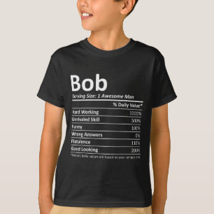 Bob Voeding Grappige Verjaardag D Naam Gif T-shirt