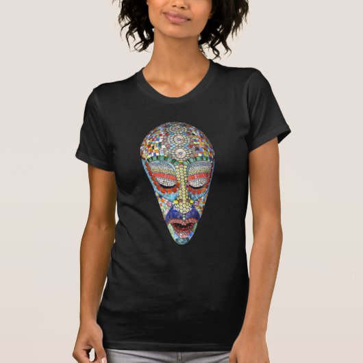 Bob, waarom het Long Face? Mozaïekmasker T-shirt (Voorkant)