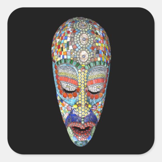 Bob, waarom het Long Face? Mozaïekmasker Vierkante Sticker (Voorkant)
