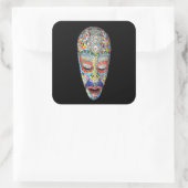 Bob, waarom het Long Face? Mozaïekmasker Vierkante Sticker (Tas)