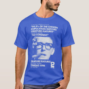 Bob Wilkins Horror Host Creature Feature T-shirt