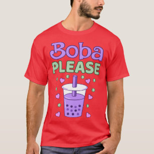 Boba alsjeblieft Bubble Kawaii Tea Graphic Premium T-shirt