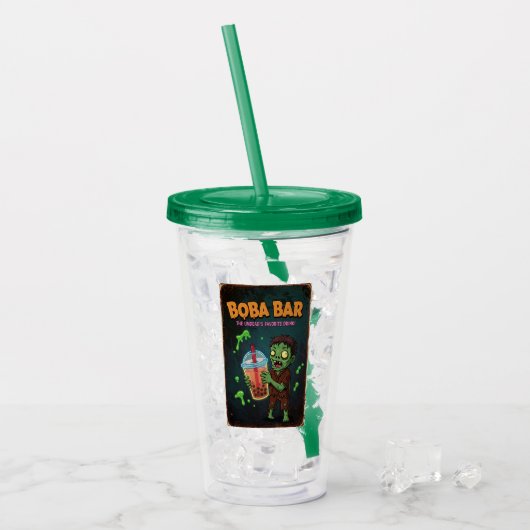 Boba Bar – De favoriete acryl drinkbeker van de on (Voorkant ijs)